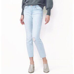 LC Lauren Conrad Womens High Rise Light Distressed Ankle Skinny Jeans Sz 16 New